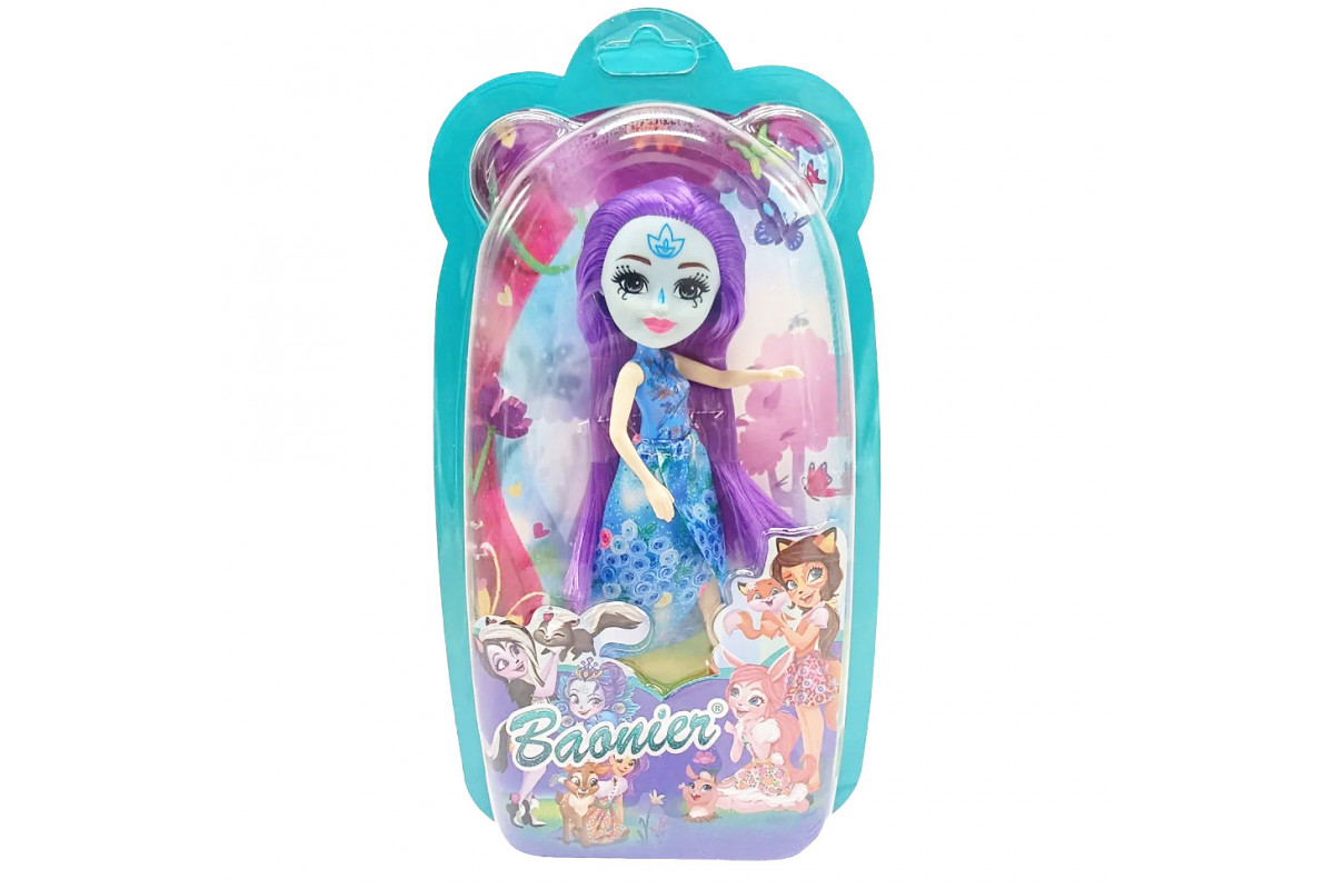 Дитяча іграшкова Лялька "Baobier" JJ8572-22(Violet) 15 см, шарнірна