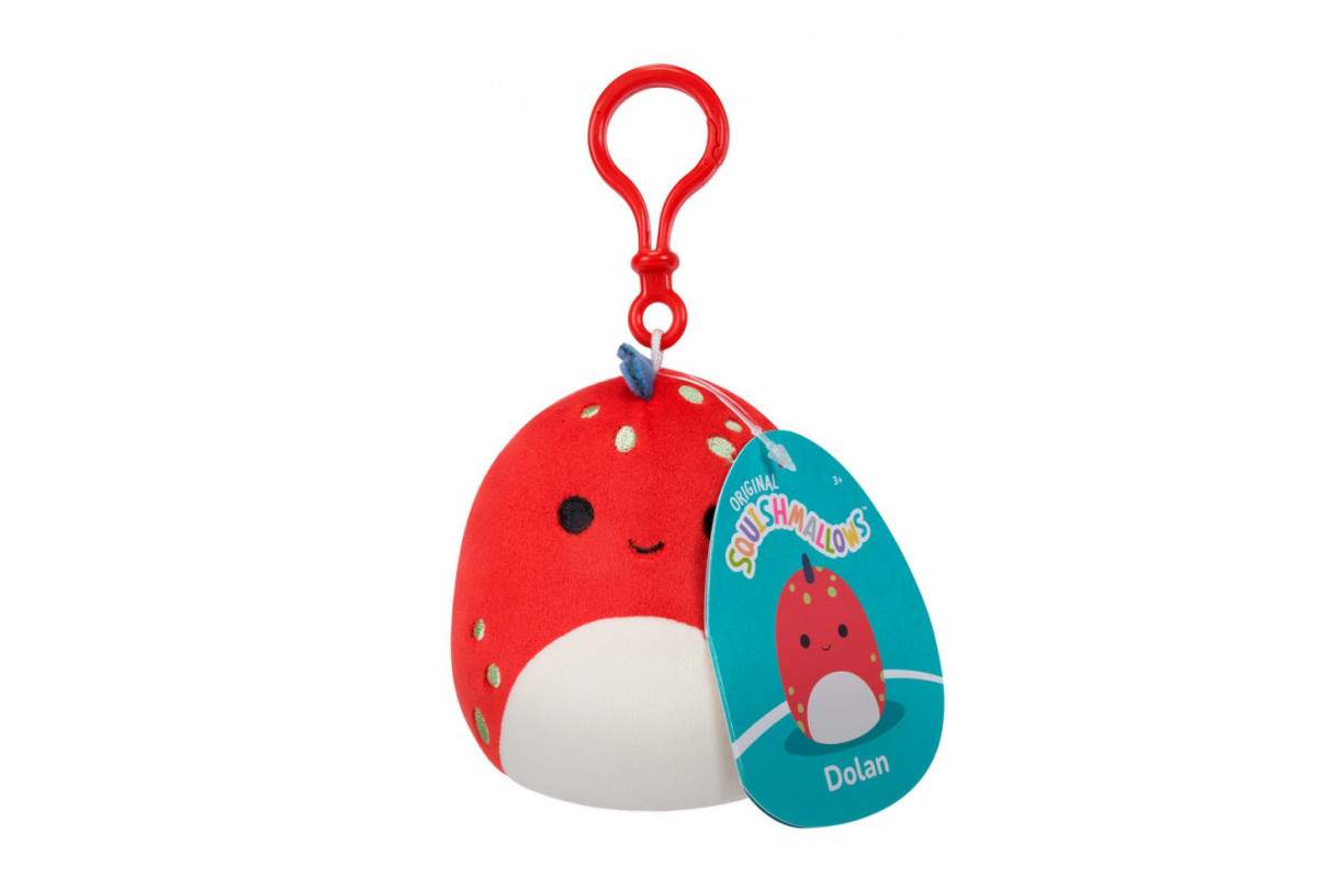 Мягкая игрушка на клипсе "Дино Долан" Squishmallows SQCP00218, 9 см