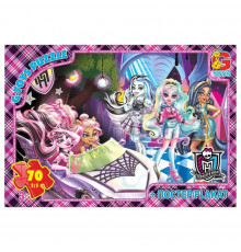 Детский пазл "Монстер Хай" MH012 постер, 70 элементов