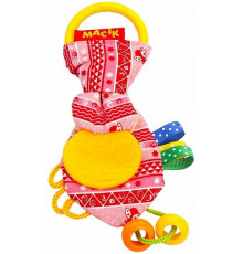 Забавка-прорезыватель "Ушки розовые" МС 030601-04