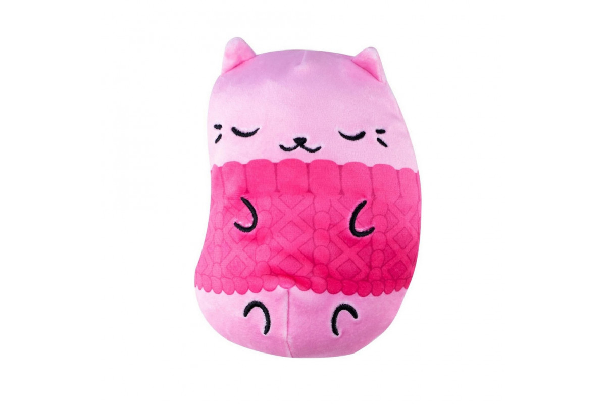 Дитячий м'який антистрес "Котики та огірки" V1094-18-17, 15 см