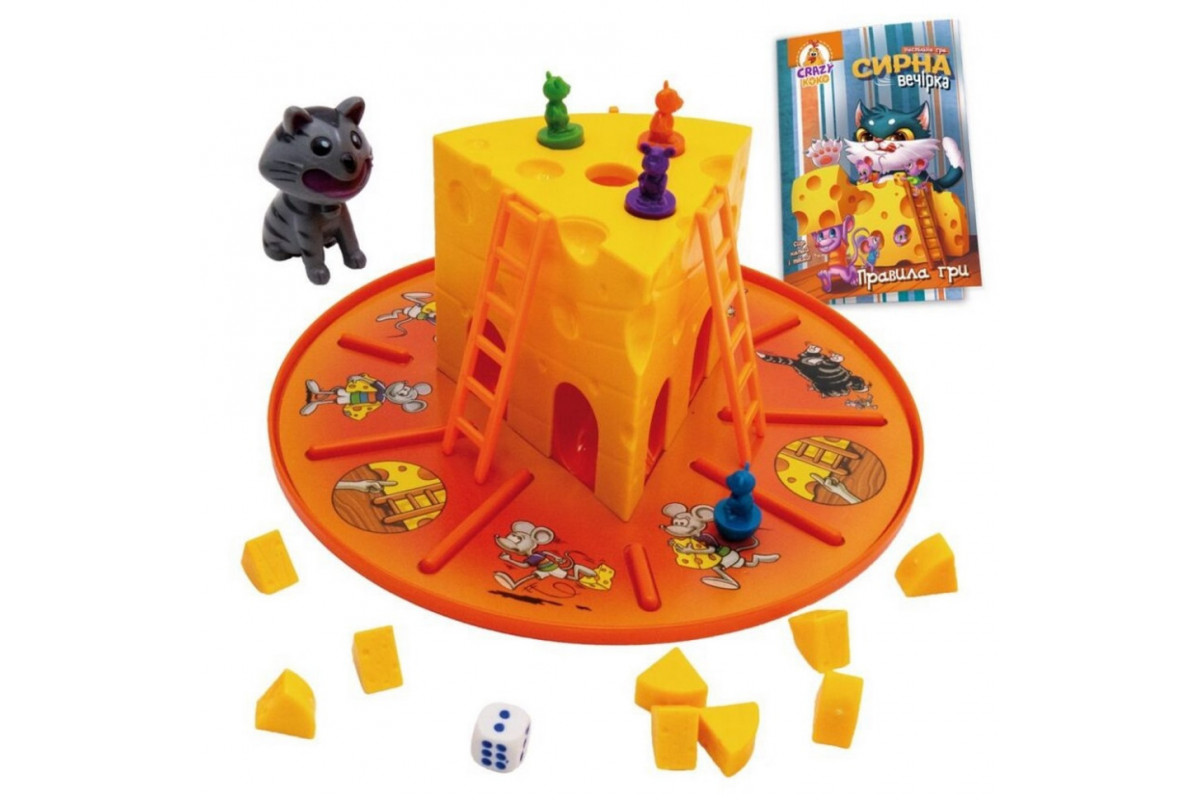 Настольная игра "Сырная вечеринка" VT8055-38 гигантский сыр на круглой основе