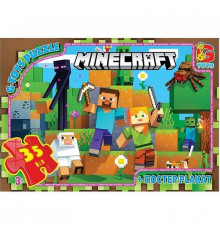 Детский пазл "Minecraft" MC796 плакат 35 элементов