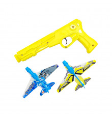 Самолет-запускалка "Пистолет" Bambi 77177 Желтый