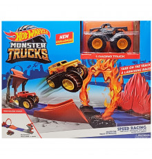 Игровой набор Автотрек "Monster Trucks" MS44(Grey) 1 машинка в комплекте