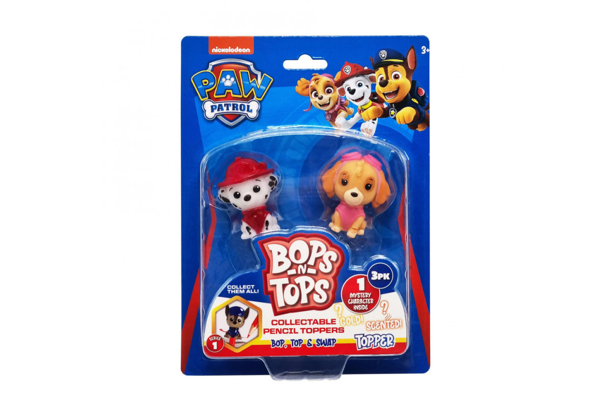 Набор коллекционных фигурок-топеров Щенячий патруль Sambro PWP20-3980-KV-FO-2 серии "Bop n Tops"