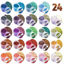 Слюдяний пігментний порошок MC-002, 24 банки по 2,8 грам