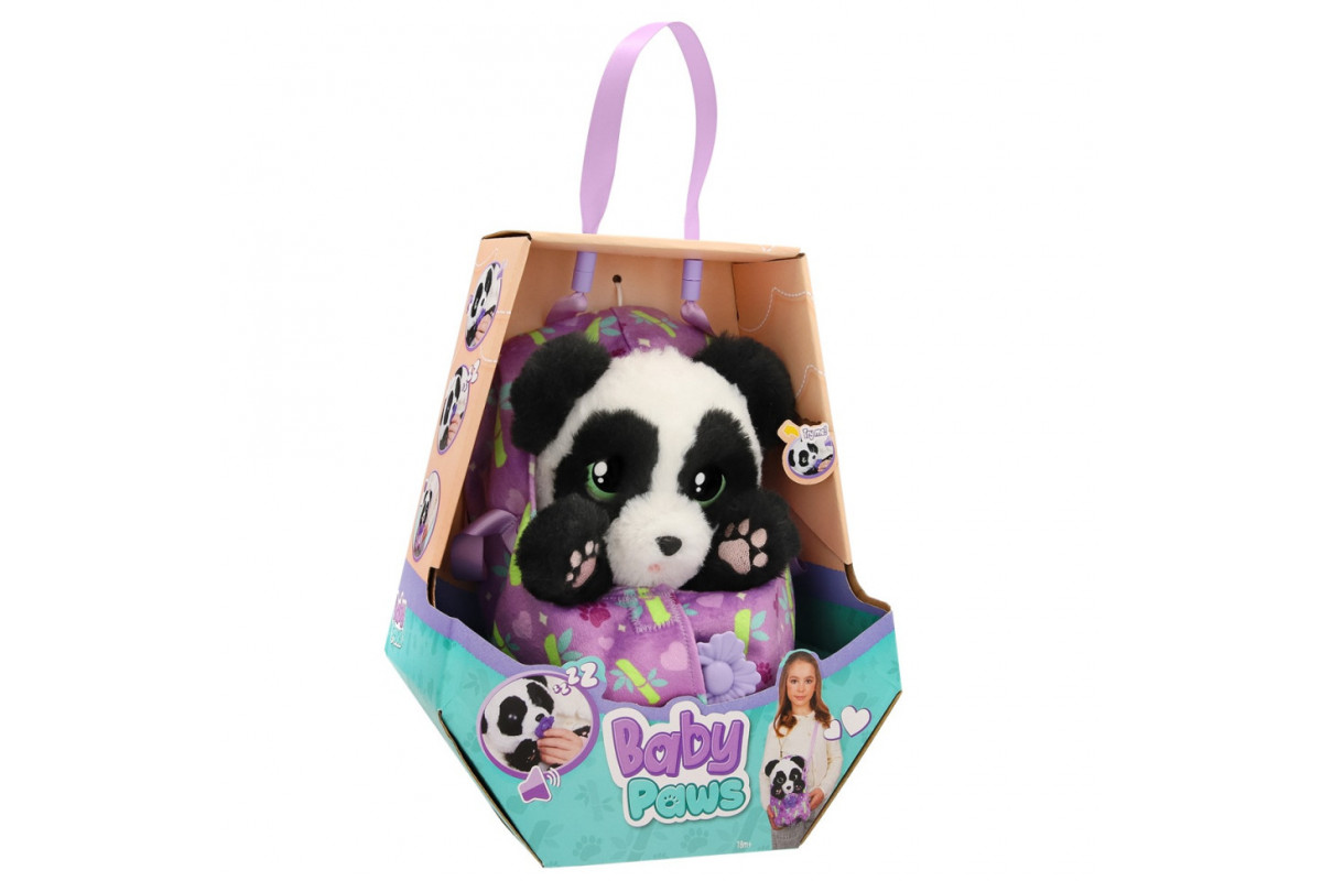 Интерактивная игрушка "Малыш Панда" Baby Paws 927667M, со звуком