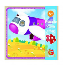 Пазлы детские "Транспорт" LT02, 12 элементов