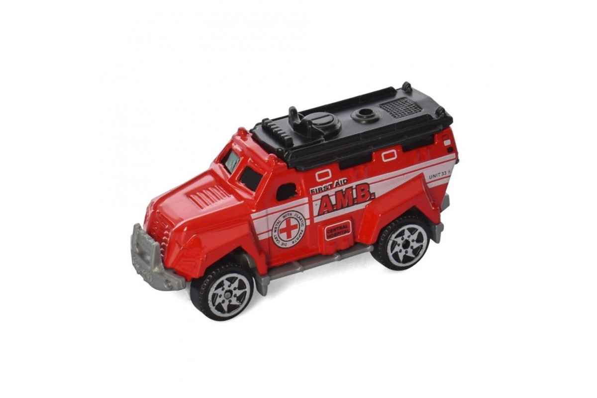 Машина детская "Пожарная спецтехника" 7630-2, 1:64