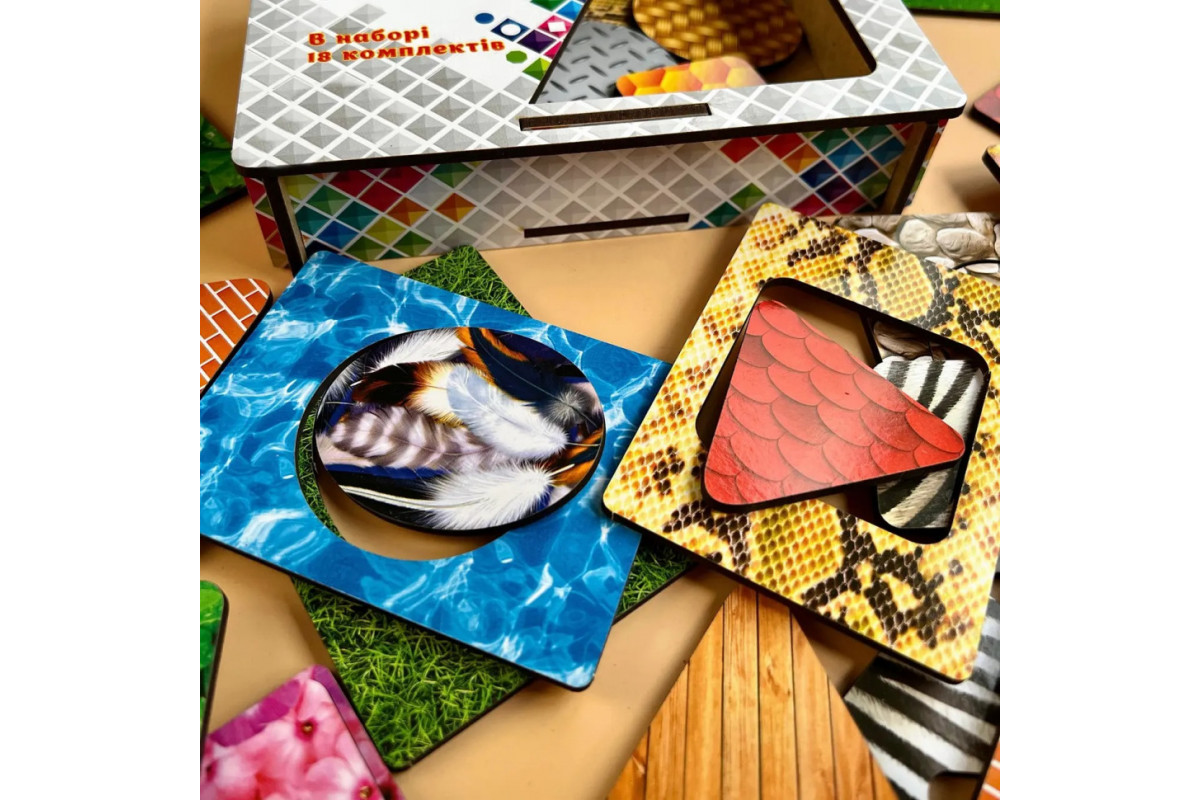 Деревянные Досточки Сегена "Перья" Ubumblebees (ПСД086) PSD086 с узорами