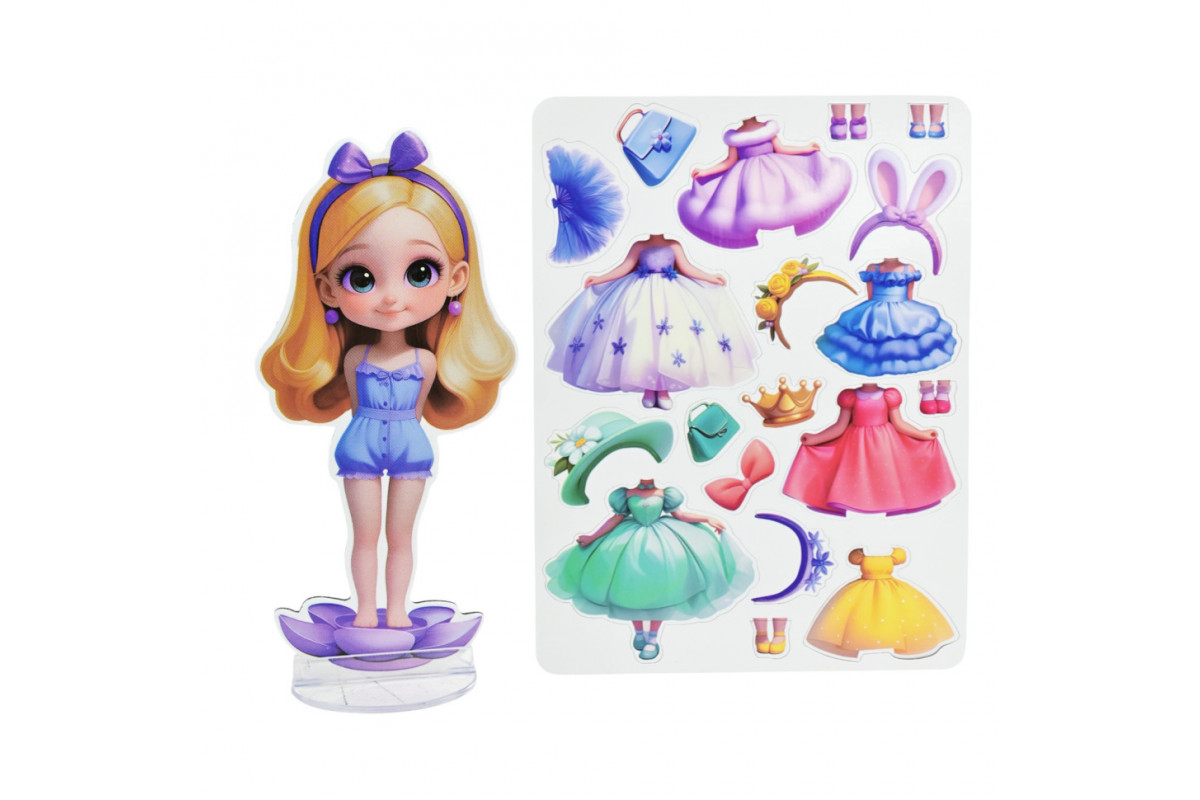 Детский набор для творчества "Магнитный гардероб" 8886-2 одежда и аксессуары