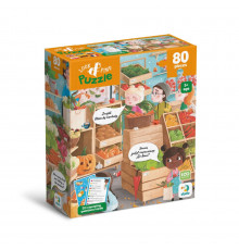 Детский пазл Ищи и находи "Дары осени" 300666, 80 элементов