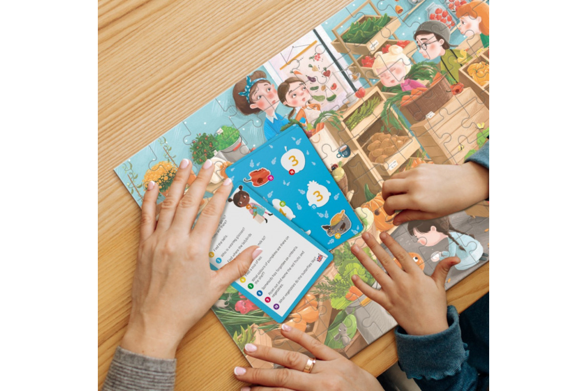 Детский пазл Ищи и находи "Дары осени" 300666, 80 элементов