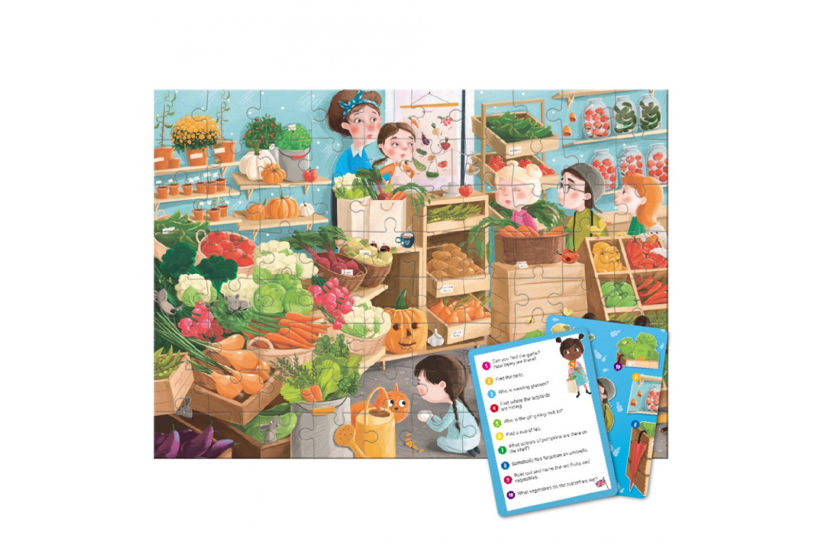 Детский пазл Ищи и находи "Дары осени" 300666, 80 элементов