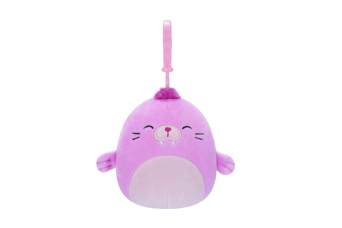 Мягкая игрушка Морж Пэпэ Squishmallows SQCP00150 на клипсе 9 см