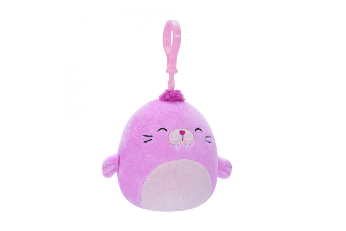 Мягкая игрушка Морж Пэпэ Squishmallows SQCP00150 на клипсе 9 см