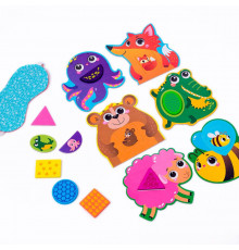 Розвиваюча мозаїка «Звірятка» ZB2002-05 дерев'яна