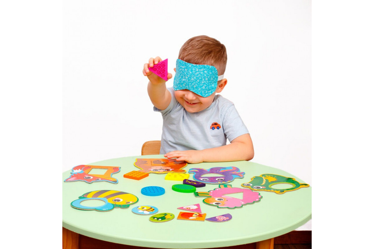 Розвиваюча мозаїка «Звірятка» ZB2002-05 дерев'яна