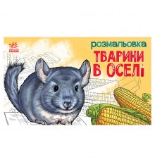 Детская раскраска "Животные в доме" 583010, 16 страниц