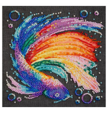 Набор для вышивки бисером "Разноцветный" AM-245 15х15 см