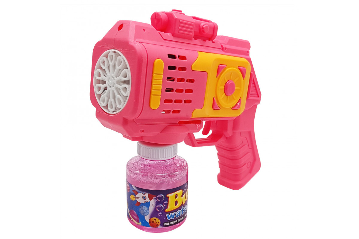 Генератор мильних бульбашок "Бластер" 666-1(Pink) підсвічування