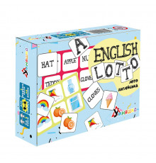 Розвиваюча настільна гра "Лото англійська/English lotto" 2118-UM 48 фішок