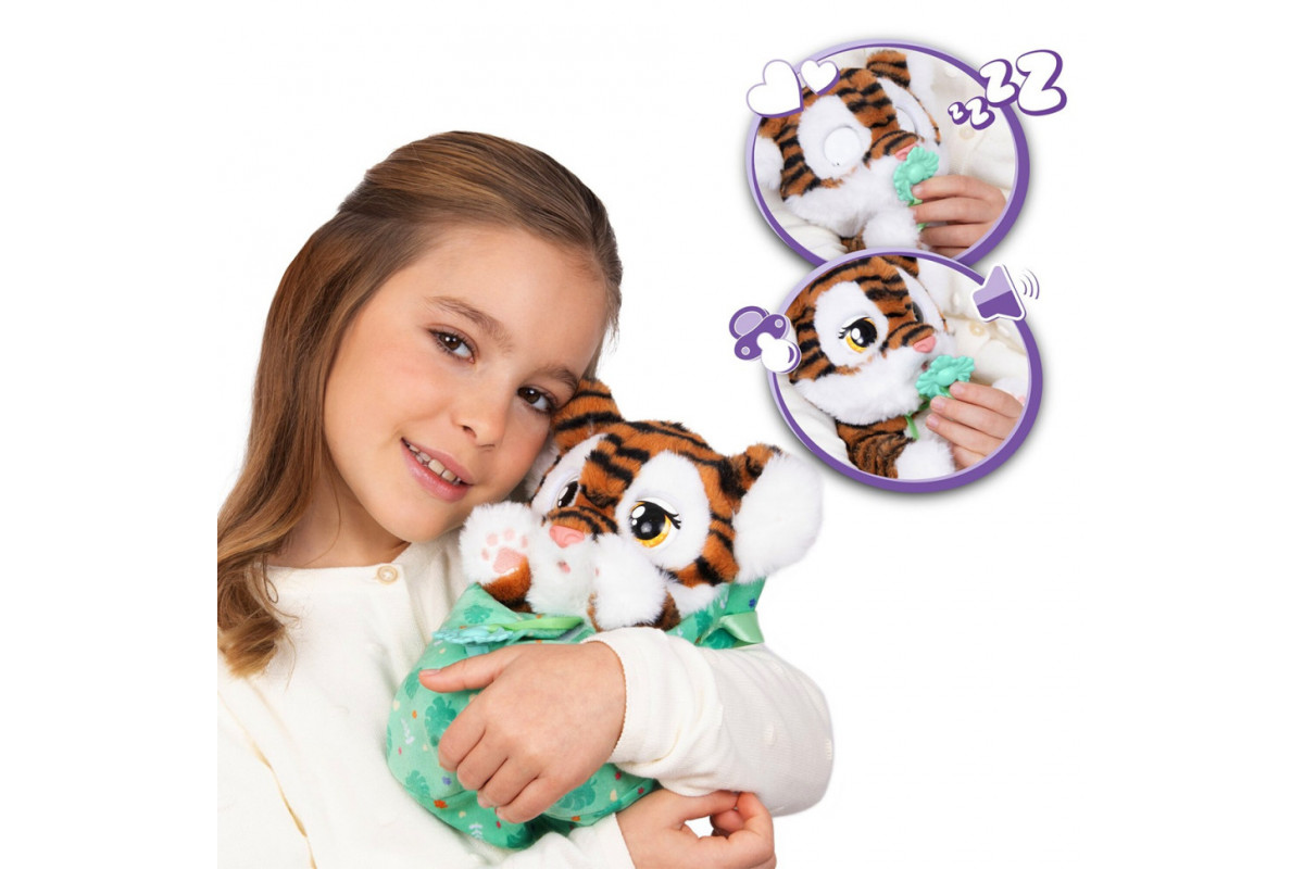 Інтерактивна іграшка "Тигреня" Baby Paws 927650M, зі звуком
