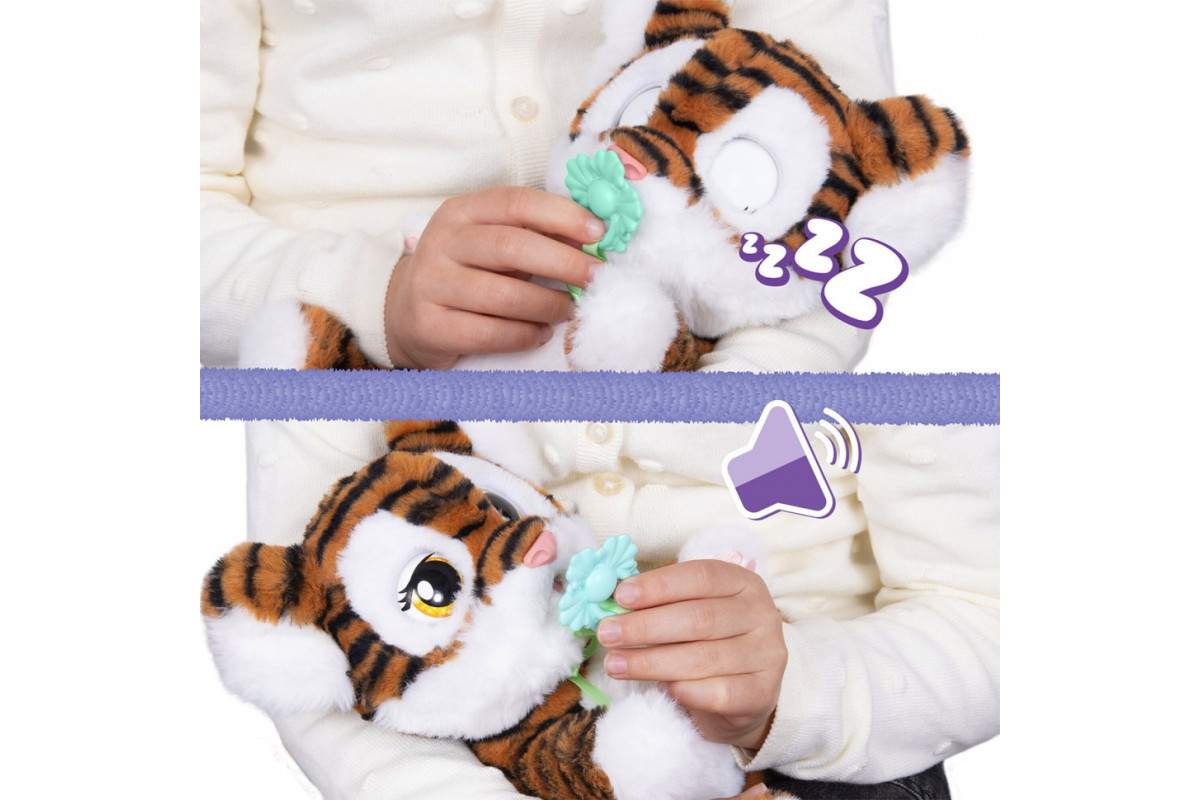 Інтерактивна іграшка "Тигреня" Baby Paws 927650M, зі звуком