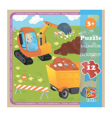 Пазлы детские "Транспорт" LT07, 12 элементов