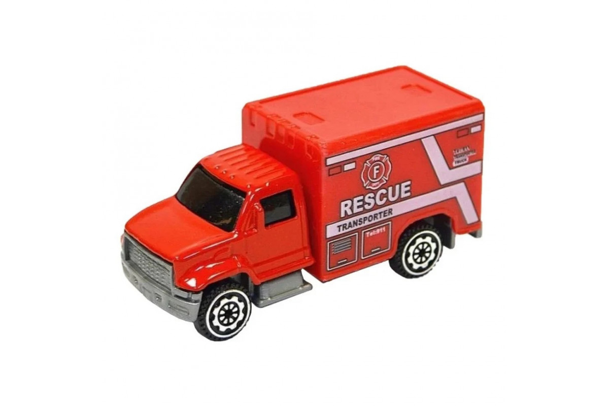 Машина детская "Пожарная спецтехника" 7630-1, 1:64