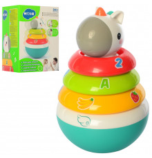 Неваляшка единорог 3136   пирамидка,сортер