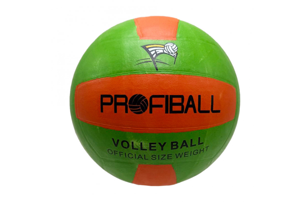 Мяч волейбольный "Profiball" VA 0016(Orange-Green) размер №5