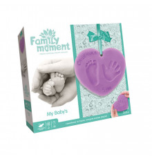 Набор для создания слепка ручки или ножки "Family Moment" FMM-01-01 фиолетовый
