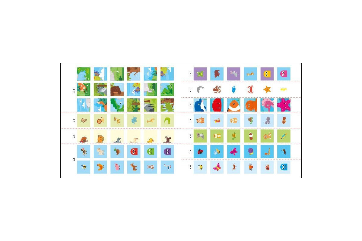 Книжка Английский с наклейками "Лео и Лиз ищут животных" 1731001