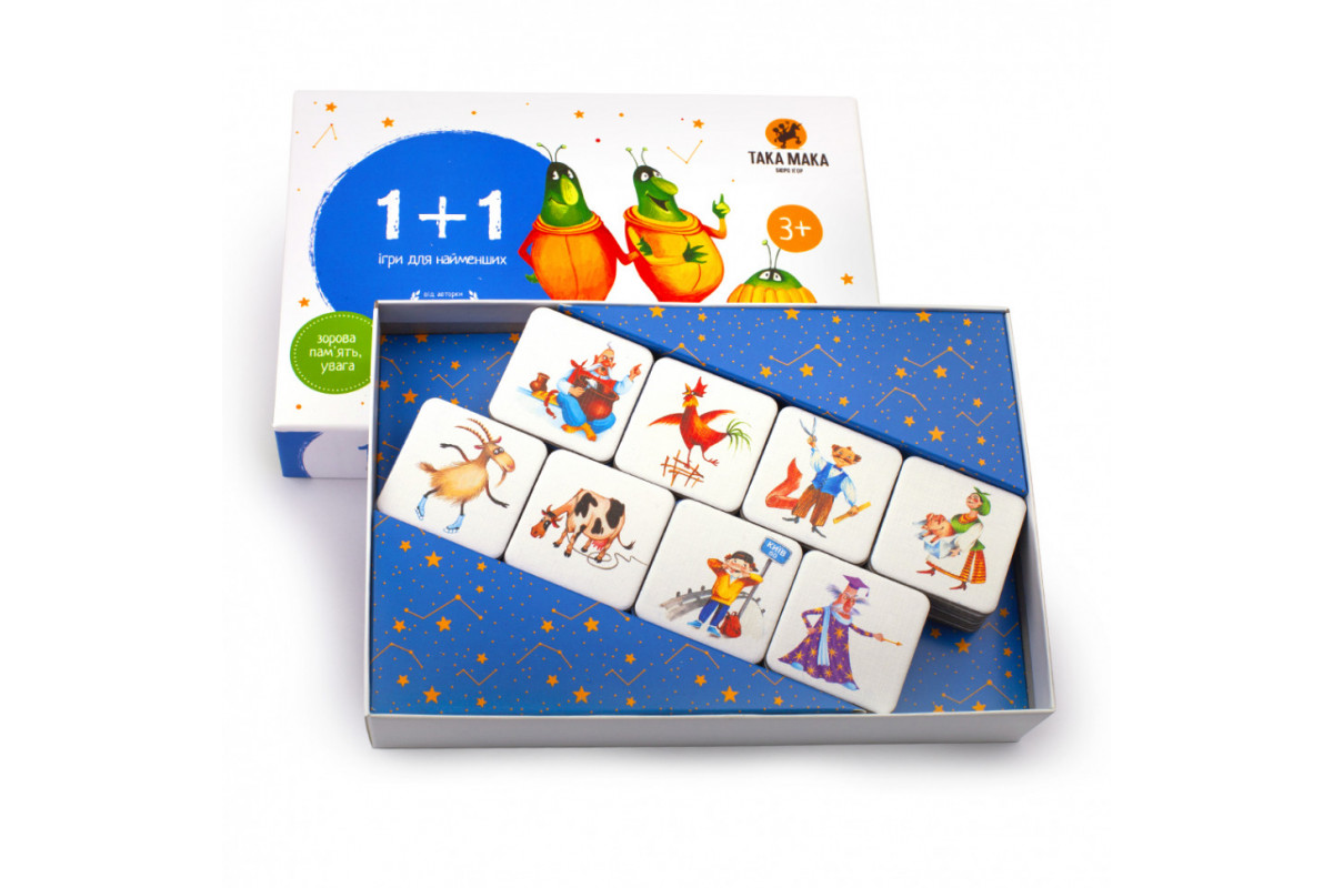 Детская настольная игра "1+1" 960063 от 3-х лет