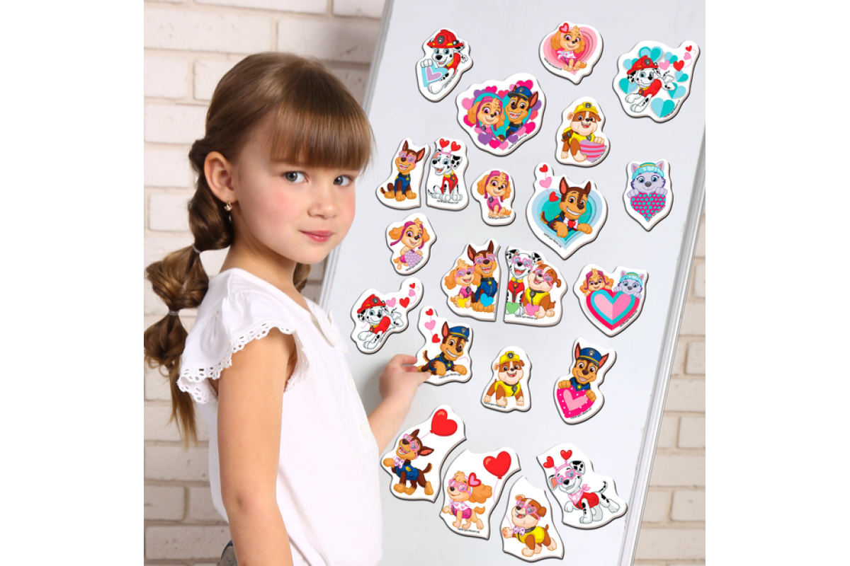 Магніти "Щасливий день" Щенячий патруль Magdum ML4034-04, 22 магніти