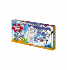 Мягкие пазлы "Снежный человек" S20-09-07, 20 элементов