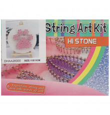 Детский набор для творчества стринг-арт "Лапка" YG0115(28300) деревянная основа