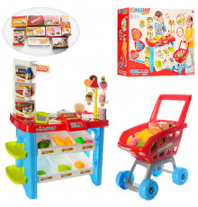 Детский игровой набор магазин 668-22 с корзинкой продуктов