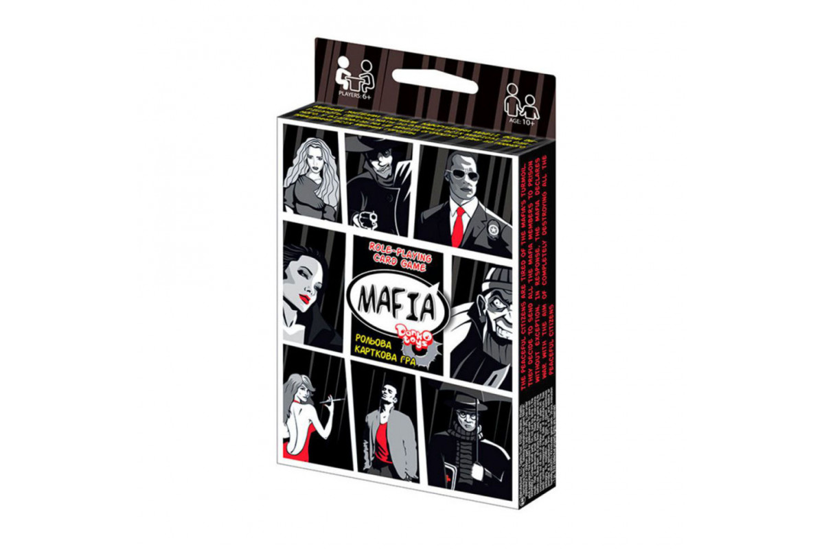 Настільна розважальна гра "Мафія" DTG52EN карткова