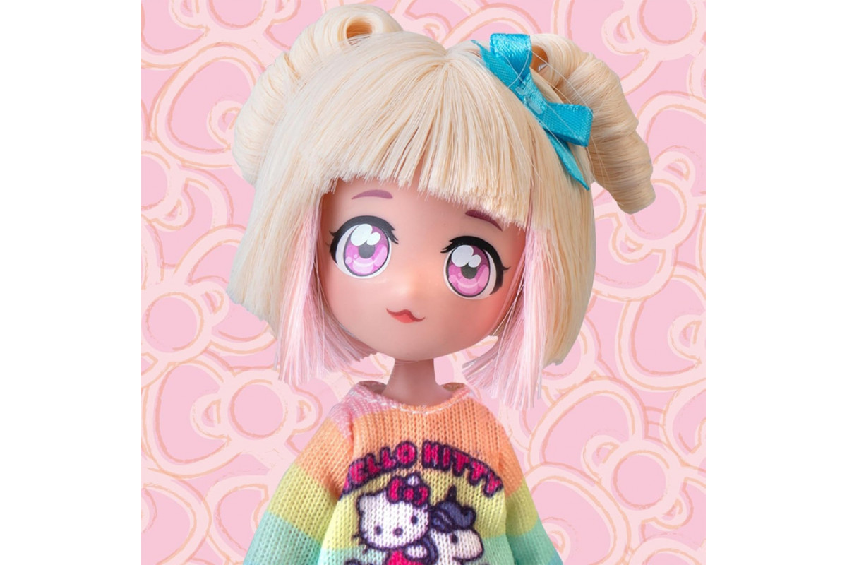 Дитяча лялька "Стильна Цукерка-єдиноріг" 4SF Manga Dolls HKTF2000 серії "Hello Kitty"