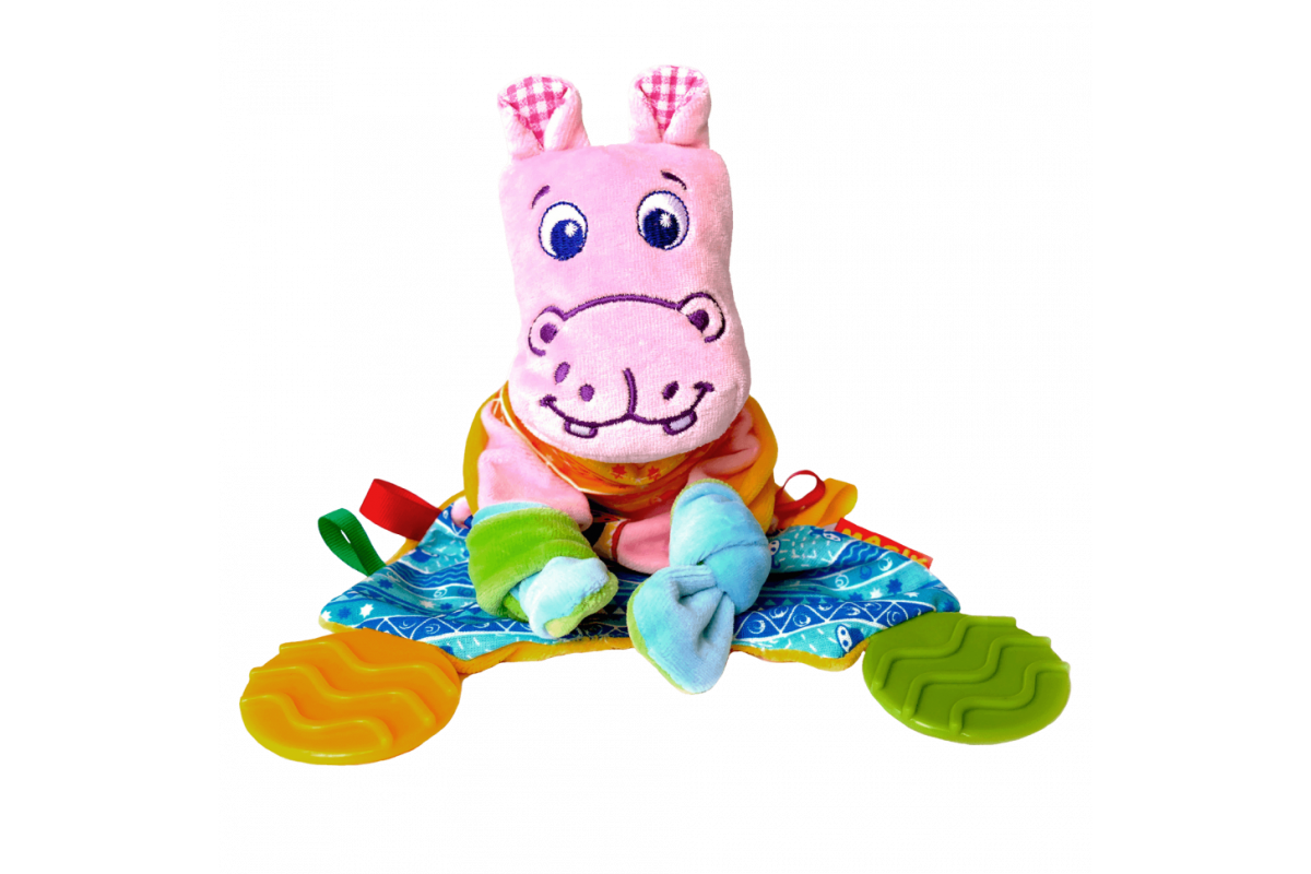 Дитяча іграшка прорізувач "Зоо Бегемот Добряк" Macik  МС 160201-02