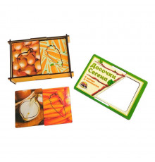 Деревянные Досточки Сегена "Овощи" Ubumblebees (ПСФ036) PSF036  с узорами