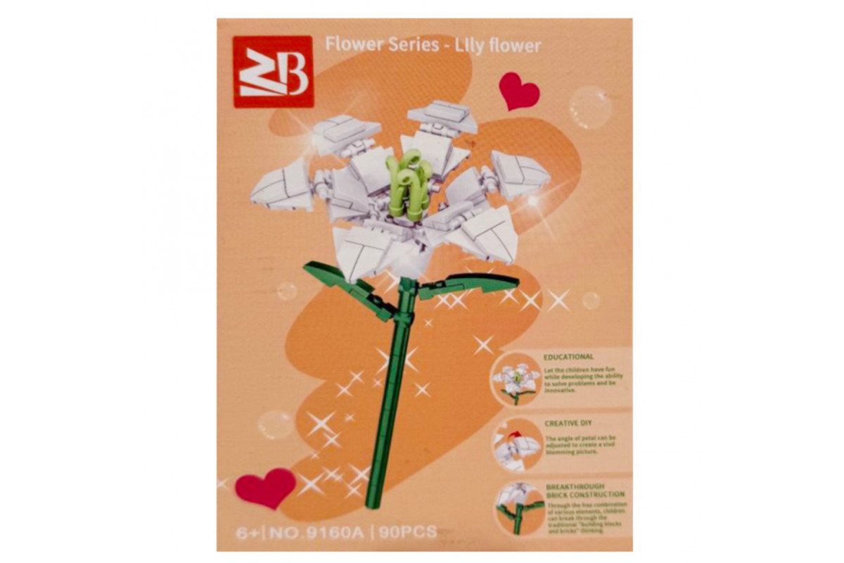 Конструктор детский "Lily flower" 9119A-9160A 90 деталей