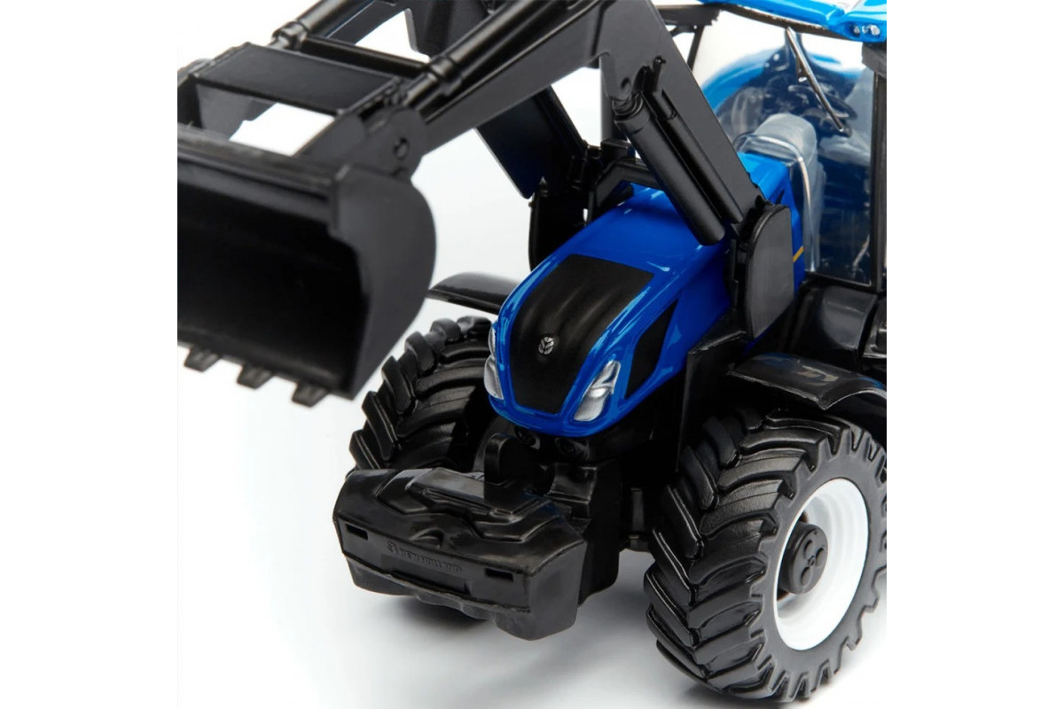 Дитяча іграшка Трактор "New Holland T7.315" Bburago 18-31632 з фронтальним навантажувачем