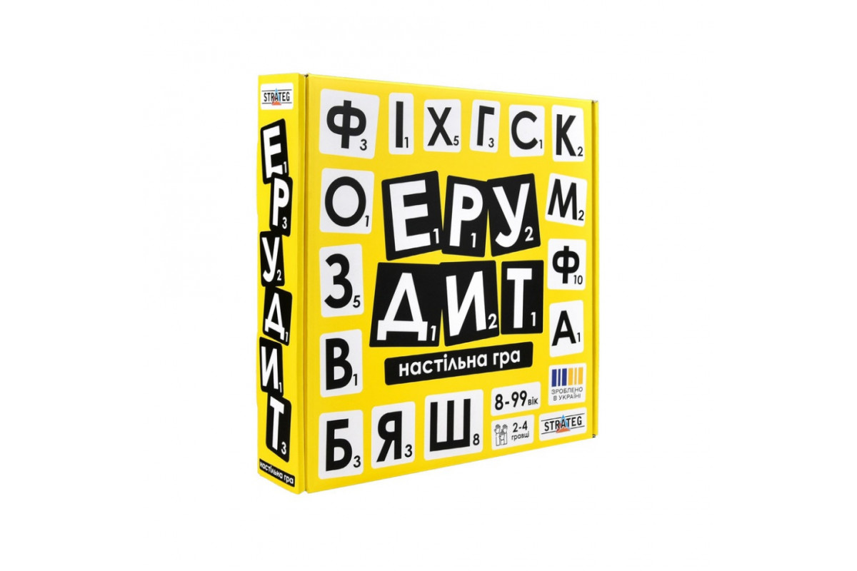 Настольная игра "Эрудит" 30619 на украинском языке