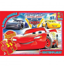 Дитячий пазл класичний "Тачки" Z10188 постер 35 елементів