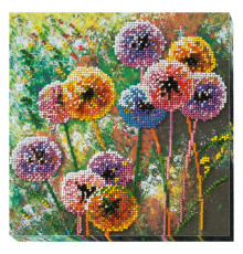 Набор-миди для вышивки бисером "Разноцветные шары" AMB-017 20х20 см