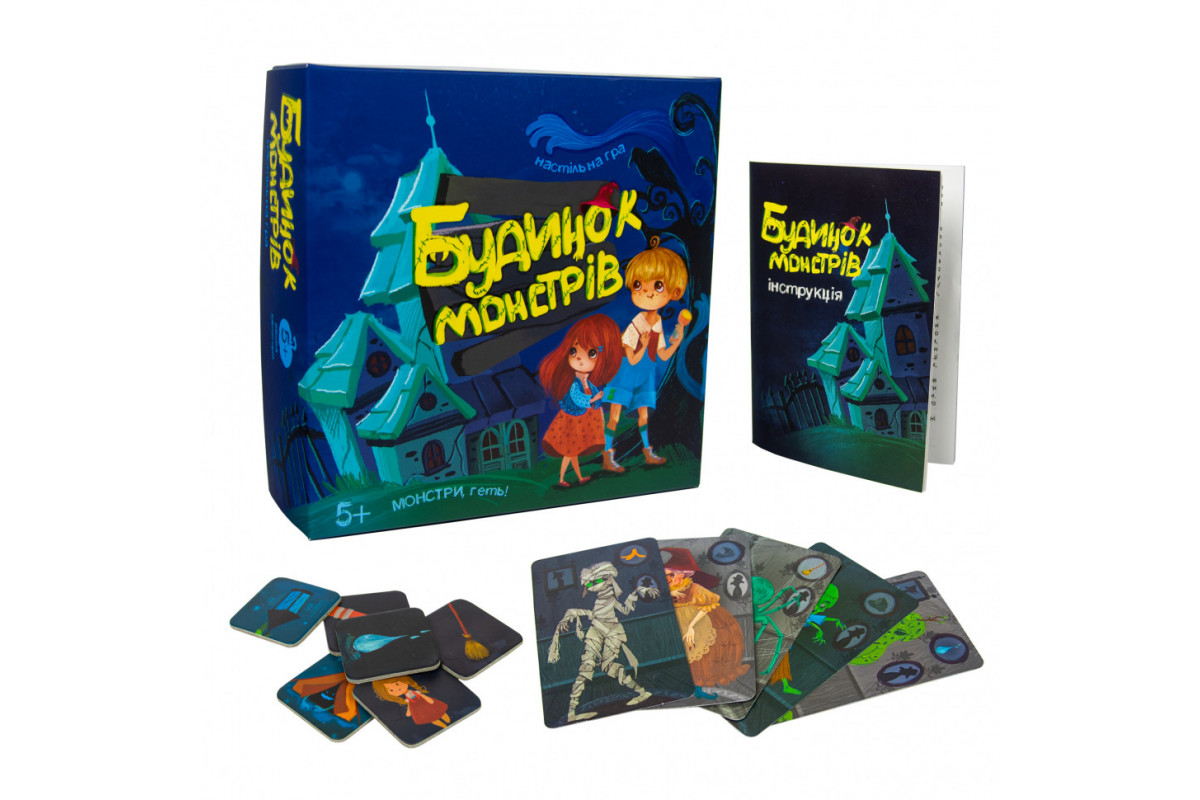 Настольная игра "Будинок Монстрів" 30866 (укр.)